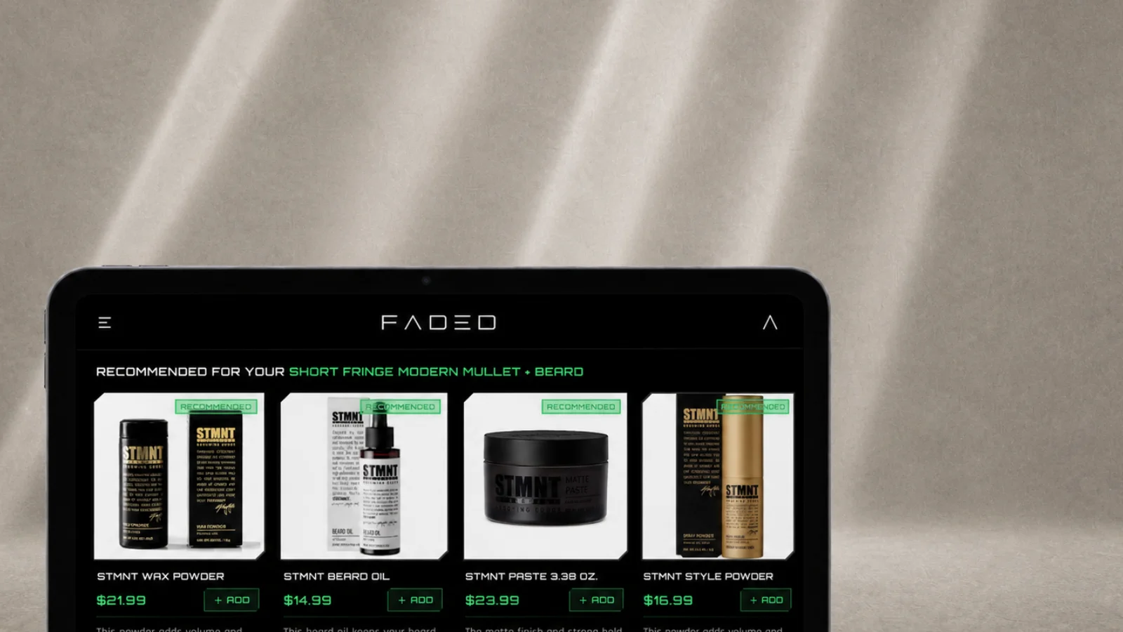 Online product sales