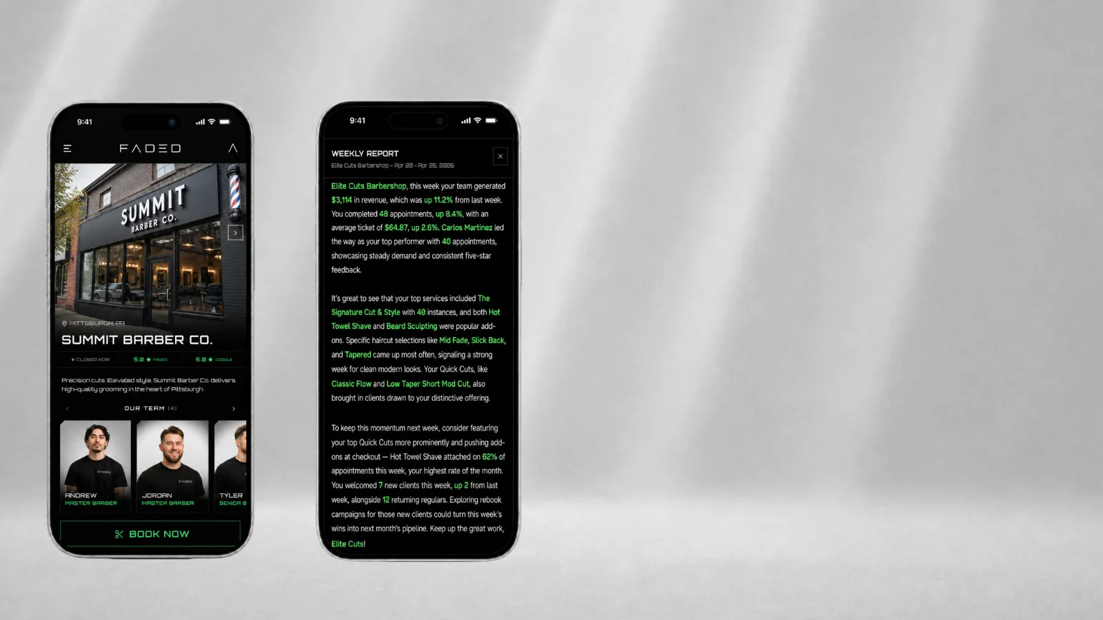 AI weekly reports