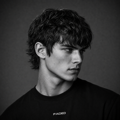 Messy Mod Cut with Long Sideburns - 5