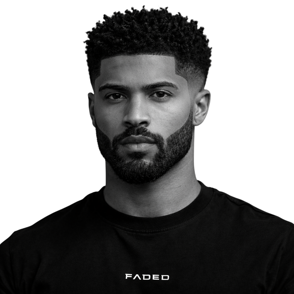 Defined Curls with High Fade