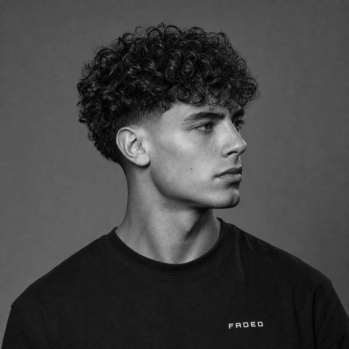 Tapered Curly Fringe with Blowout