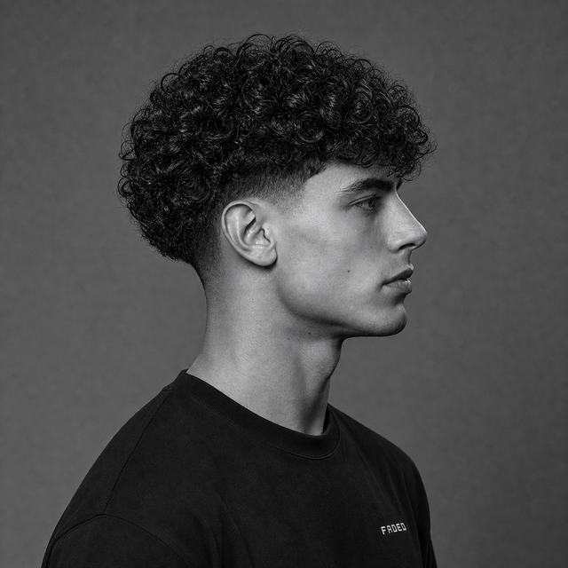 Tapered Curly Fringe with Blowout