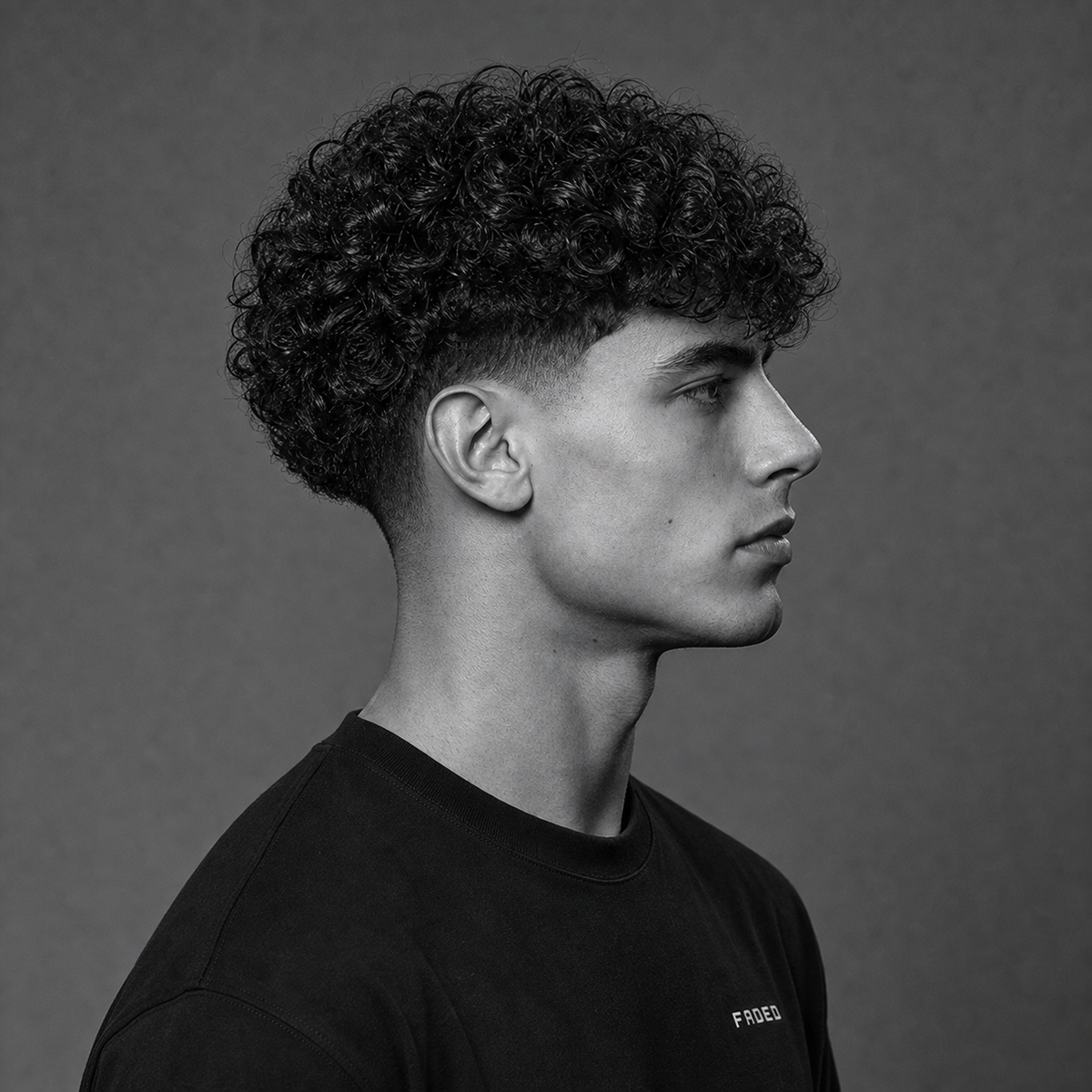 Tapered Curly Fringe with Blowout