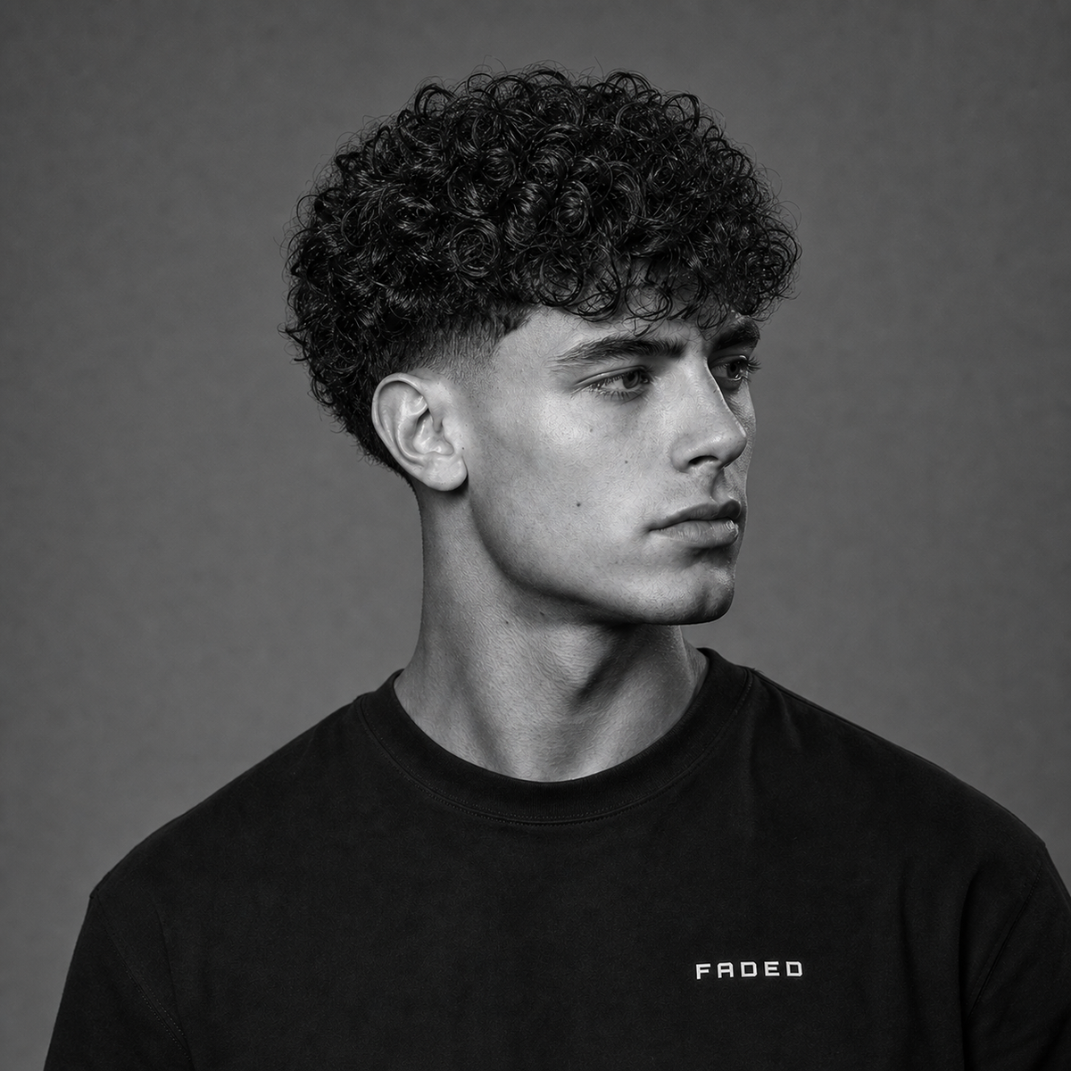 Tapered Curly Fringe with Blowout