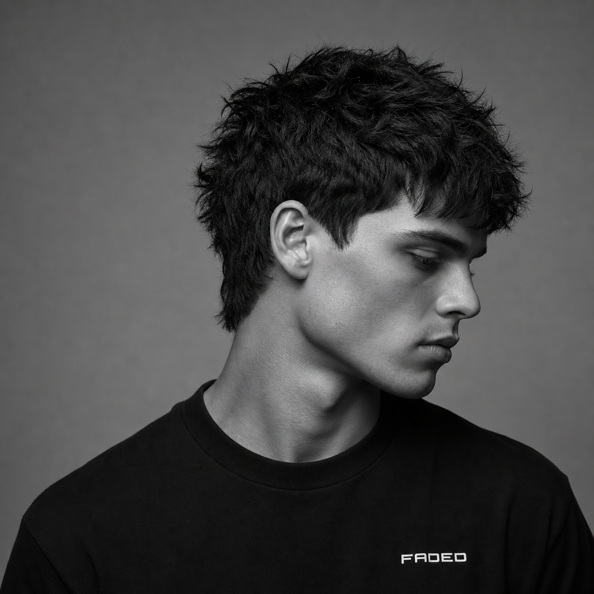 Textured Choppy Fringe No Fade 