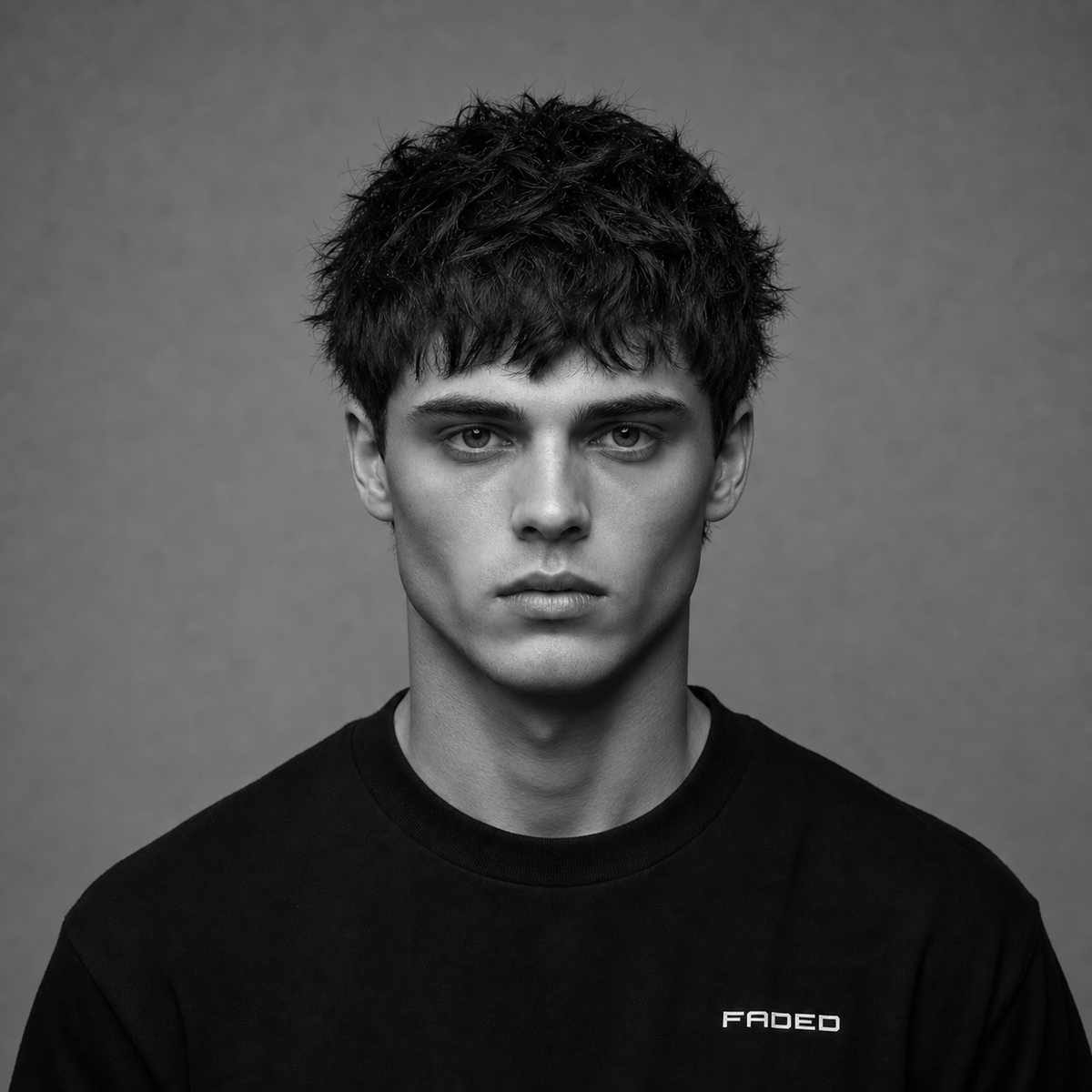 Textured Choppy Fringe No Fade