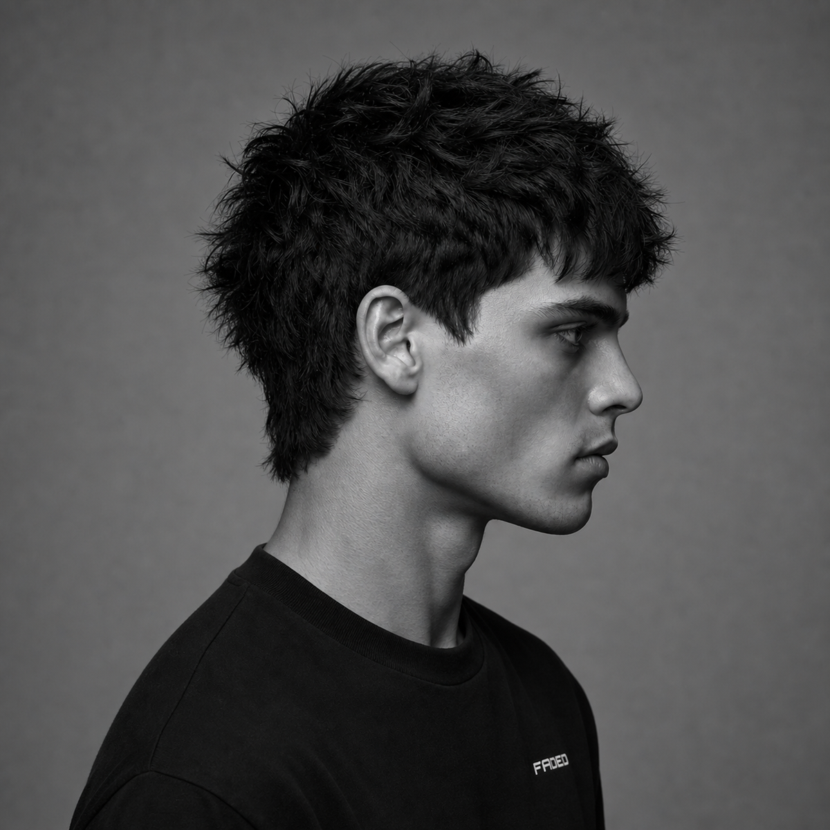 Textured Choppy Fringe No Fade 