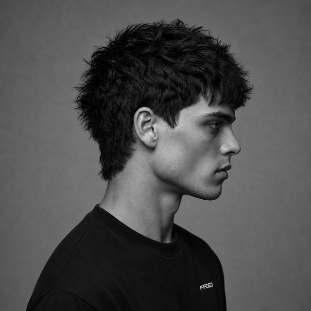 Textured Choppy Fringe No Fade 