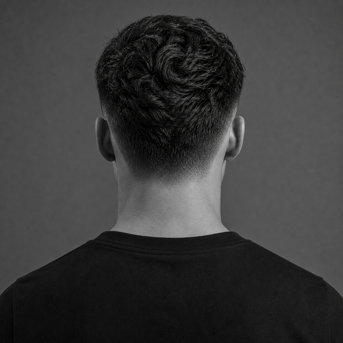 Short Fringe + Burst Fade