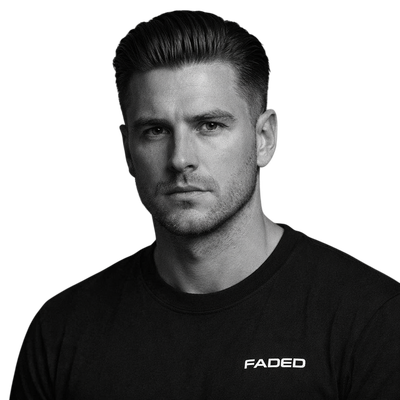 Classic Slick Back with Mid Fade