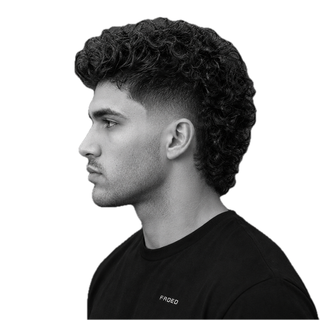 Curly Modern Mullet