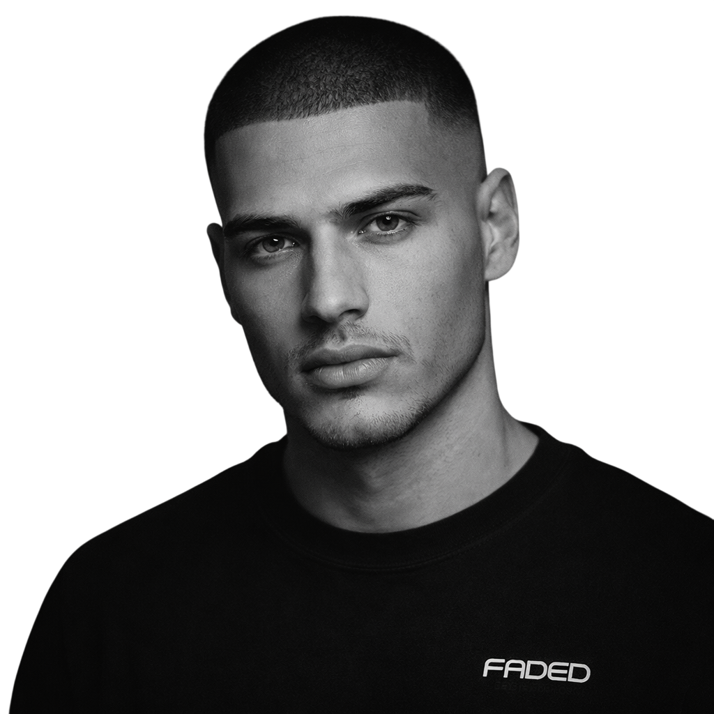High fade buzz cut