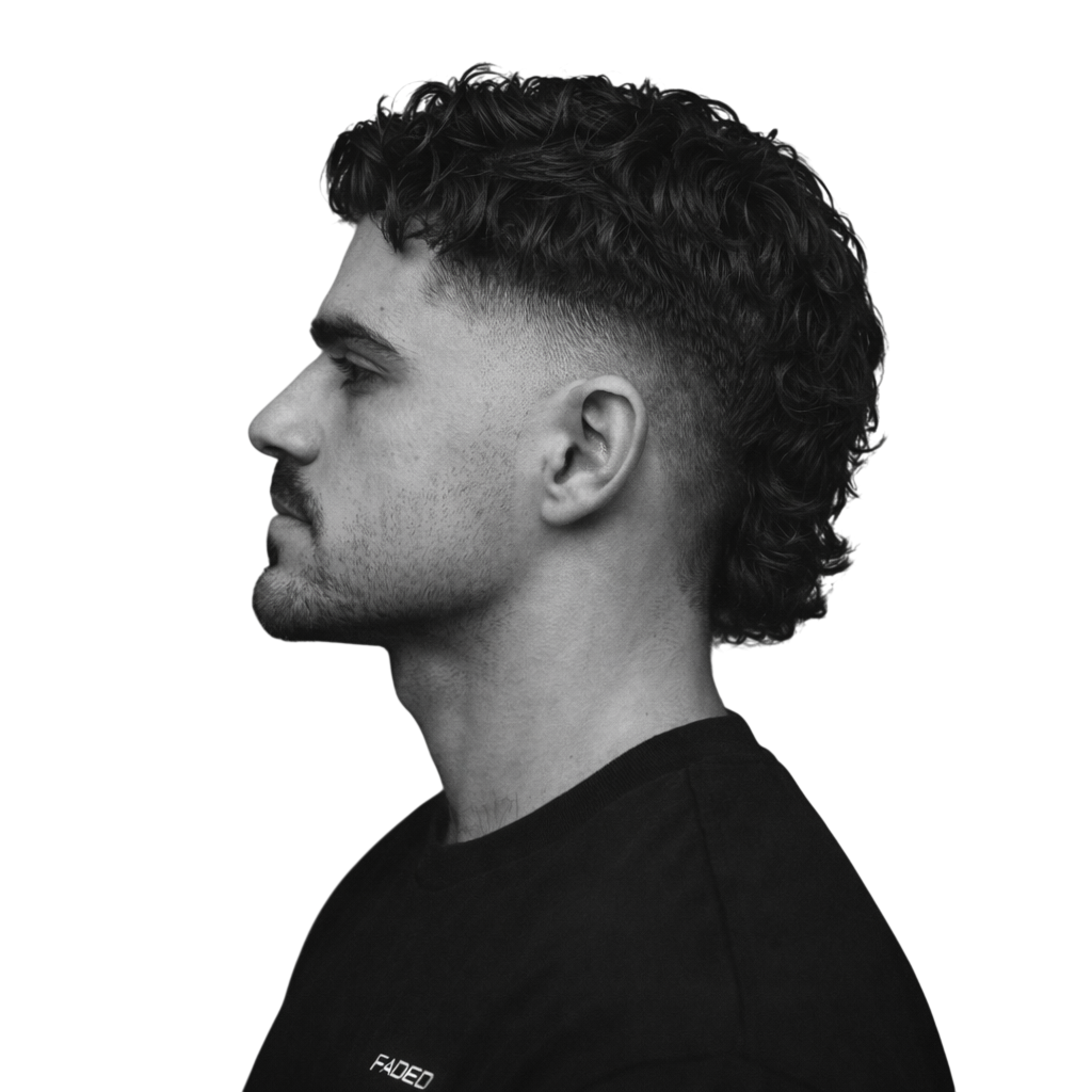 Low Skin Fade Modern Mullet + Short curtains