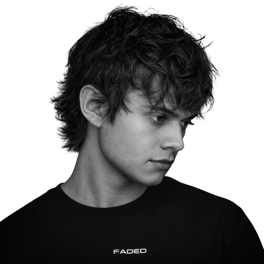Messy Mod Cut with Long Sideburns