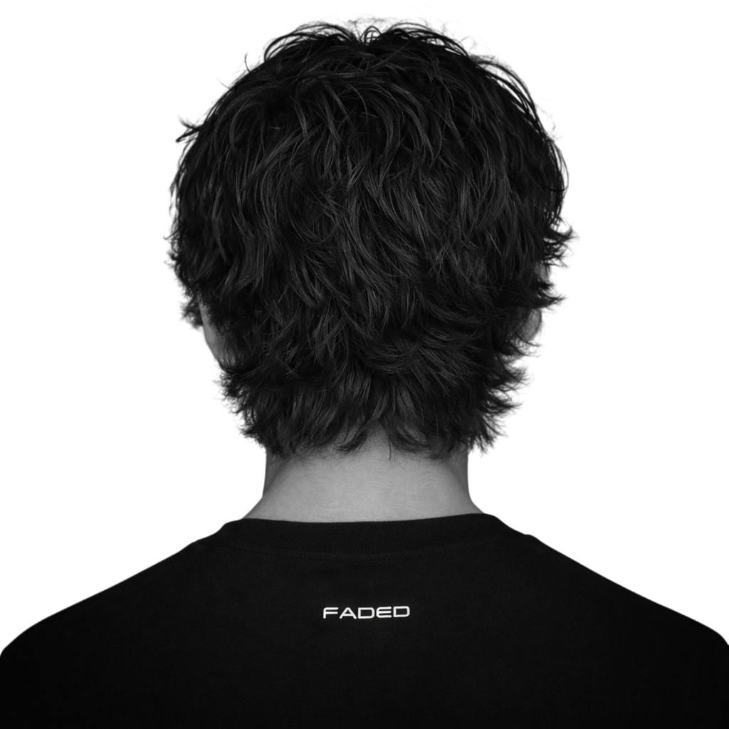 Messy Mod Cut with Long Sideburns