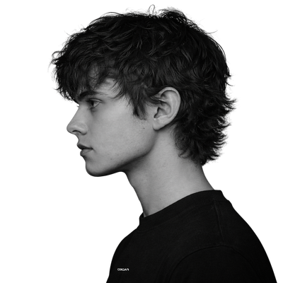 Messy Mod Cut with Long Sideburns - 1