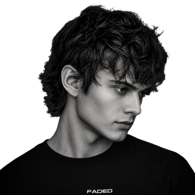 Messy Mod Cut with Long Sideburns - 3