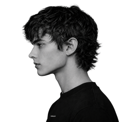 Messy Mod Cut with Long Sideburns - 1