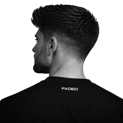 Messy Quiff + Mid Fade - 3