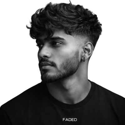 MESSY TEXTURED FRINGE LOW FADE - 2