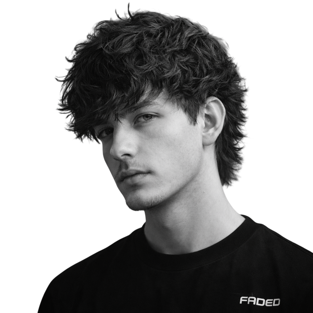 Messy wolf cut