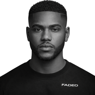 Mini Curly Crop + Line Up and High Skin Fade - 4