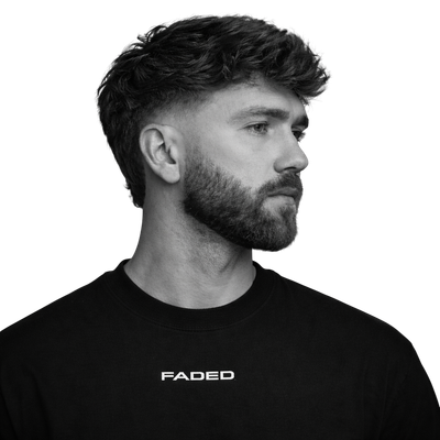 Short Fringe Modern Mullet + Beard - 2