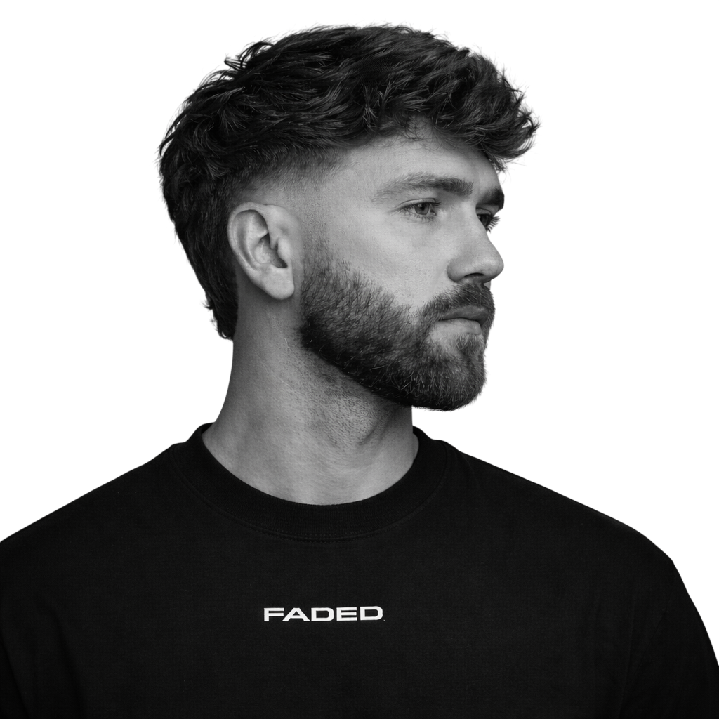 Short Fringe Modern Mullet + Beard