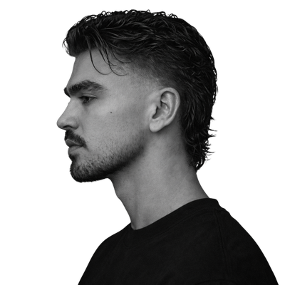 Short Slick High Taper + Modern Mullet - 1