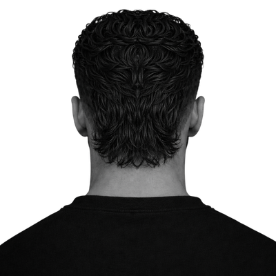 Short Slick High Taper + Modern Mullet - 3