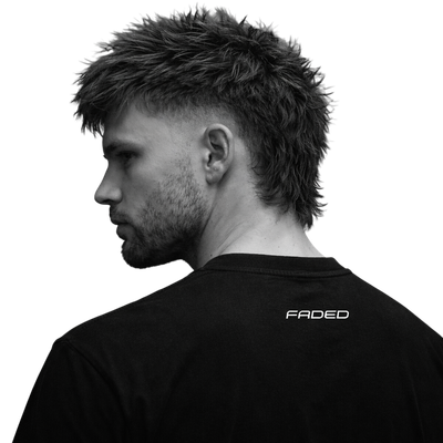 Textured Fringe + Mid Skin Taper Mullet - 3