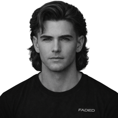 Textured flow Modern Mullet + High Taper FADE - 2