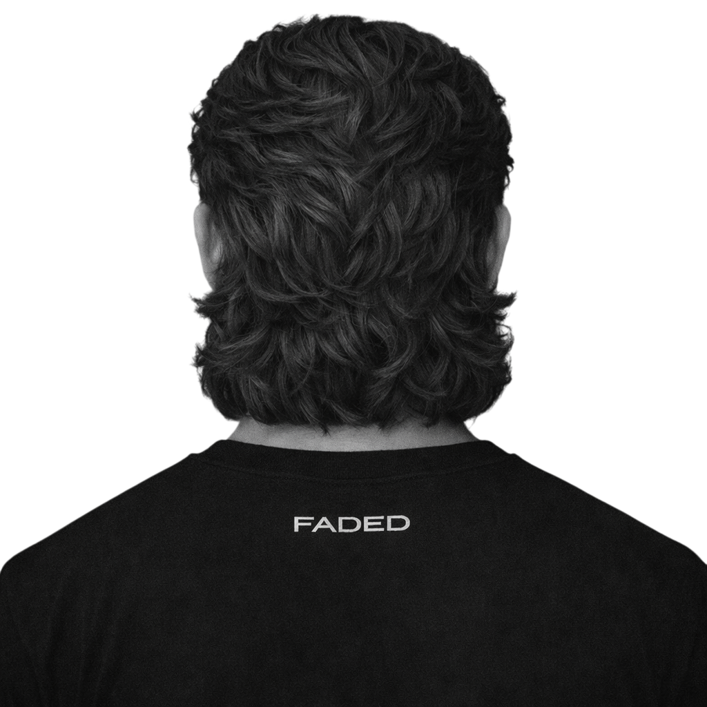 Textured flow Modern Mullet + High Taper FADE