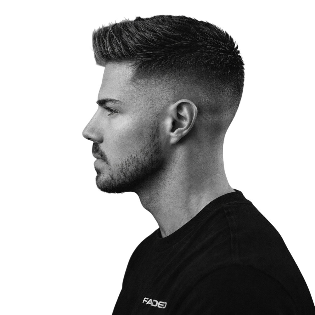 Textured Quiff + High Fade